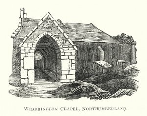 Widdrington Şapeli, Northumberland (gravür) by English School