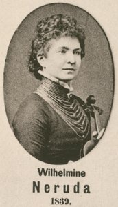 Wilhelmine Neruda (gravür) by English School