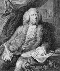 William Boyce, İngiliz besteci ve Kral Müziği Ustası (gravür) by English School