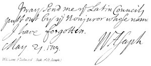 William Fleetwood, (Bish: Aziz Asaph) by English School