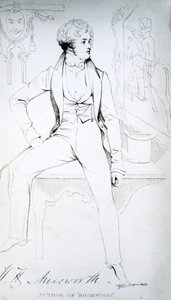 William Harrison Ainsworth (1805-82) by English School