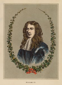 William III (renkli gravür) by English School