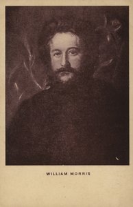William Morris (1834-1896), İngiliz tekstil tasarımcısı, sanatçı ve yazar (lito) by English School