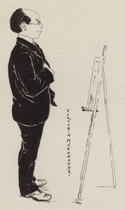 William Rothenstein (gravür) by English School