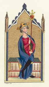 William Rufus (renkli gravür) by English School