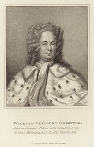 William Vikont Grimston by English School