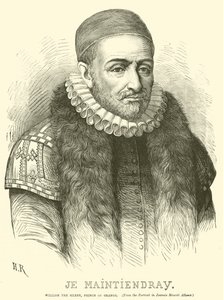 Sessiz William, Orange Prensi (gravür) by English School