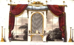 Bir Boudoir için Pencere Perdesi, Ackermann