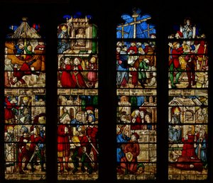 St Nicholas penceresini gösteren pencere SaEw by English School