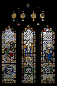 St Christopher, St Michael, St Peter