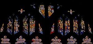 Melekleri betimleyen pencere s1 - müzik aletleriyle by English School