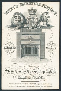 Wittys Patent Gaz Fırını, ticari kart by English School