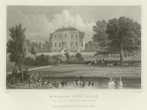 Wivenhoe Park, Essex, Korgeneral Devletlerin Koltuğu Rebow by English School