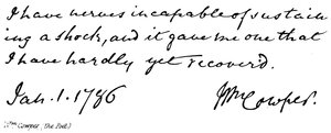 Wm Cowper, (Şair) by English School