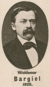 Woldemar Bargiel (gravür) by English School