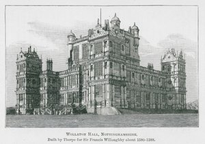 Wollaton Hall, Nottinghamshire (lito) by English School