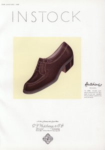 Kadın ayakkabı reklamı, 1930