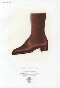 Kadın ayakkabı reklamı, 1930