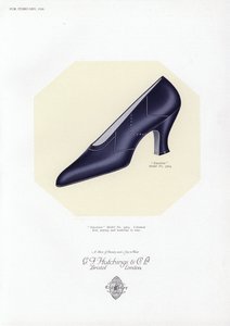 Kadın ayakkabı reklamı, 1930