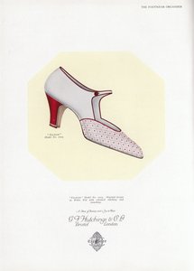 Kadın ayakkabı reklamı, 1930