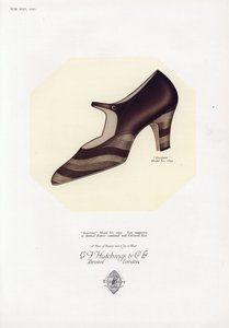 Kadın ayakkabı reklamı, 1930