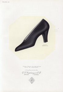 Kadın ayakkabı reklamı, 1930