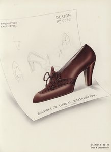 Kadın ayakkabı reklamı, 1930
