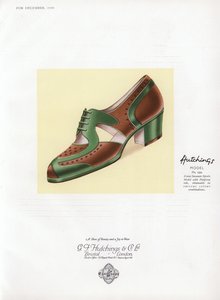 Kadın ayakkabı reklamı, 1930