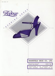 Kadın ayakkabı reklamı, 1930