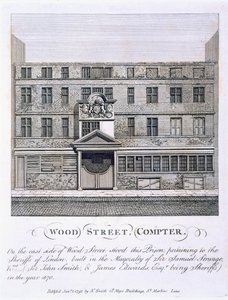 Wood Street, Compter, pub. 1793. by English School