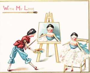 Ahşap Bebek Boyama, Noel Kartı by English School