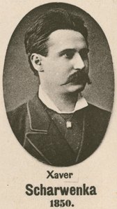 Xaver Scharwenka (gravür) by English School