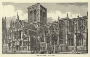 York Katedrali, güney tarafı by English School