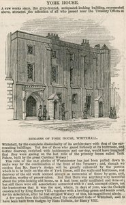 York Evi, Whitehall by English School
