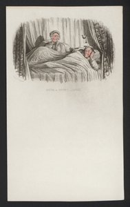 Sen bir vahşisin!! Caudle (renkli gravür) by English School