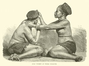 Zulu kadınları tuvaletlerinde by English School