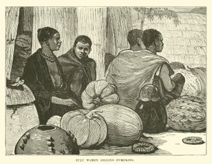 Kabak satan Zulu kadınlar by English School