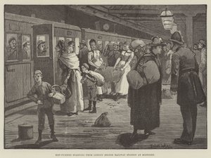 Geceyarısı Londra Köprüsü Tren İstasyonu