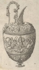 Bir Ewer için Tasarım, 1565. by Erasmus Hornick