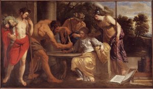 İşçi ve Constantia, 1640 by Erasmus Quellinus the Younger