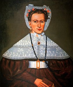 Bayan Pearce, c.1835 (gemide yağ)