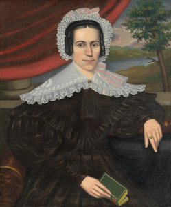 Yeşil Kitaplı Kadın Louisa Gallond Cook, 1838.