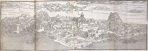 Panoramik bir Candia manzarası by Erhard Reuwich