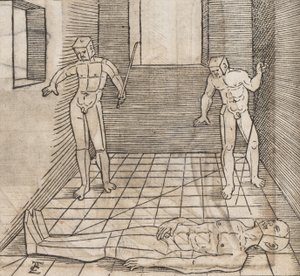 Antikaların oranlarının ve konumlarının belirlenmesi, 1538. by Erhard Schon