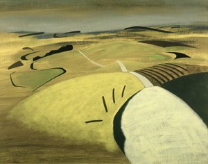 Downs Üzerinden Yol, 1983 (kart üzerinde akrilik)
