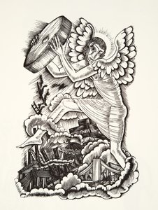 kıyamet by Eric Gill