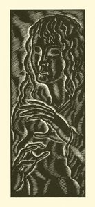 Kör kız by Eric Gill