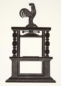 Horoz ve Matbaa by Eric Gill