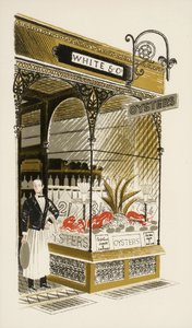 İstiridye Barı, c.1938 by Eric Ravilious