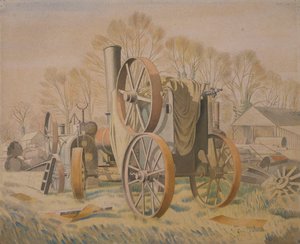 Traktör, 1933 by Eric Ravilious